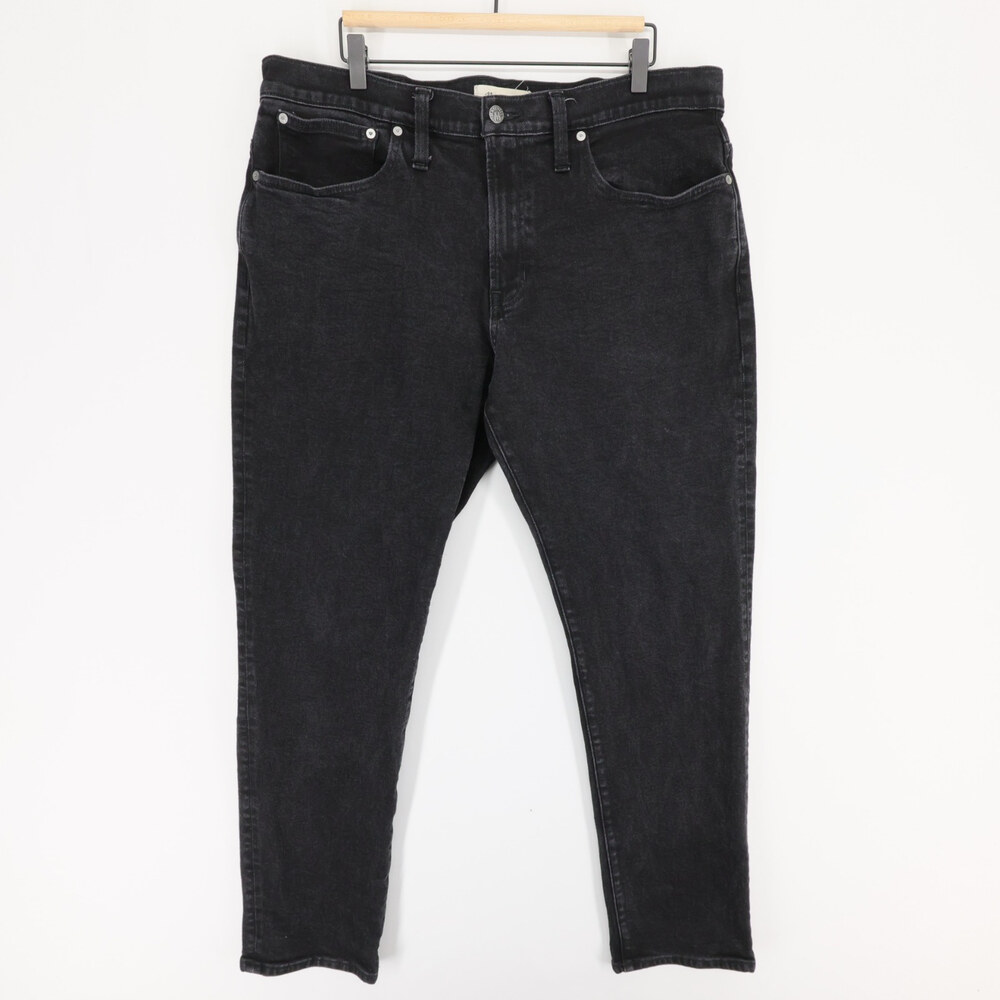 Madewell Jeans Mens 38x32 Black Athletic Slim Everyday Flex Stretch Denim Pants